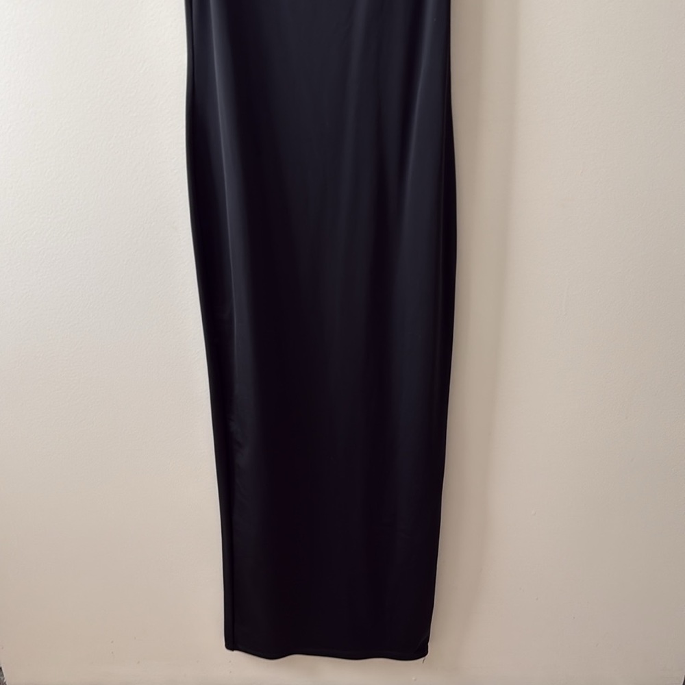 Zara black polyester bodycon midi dress - Picture 4 of 6